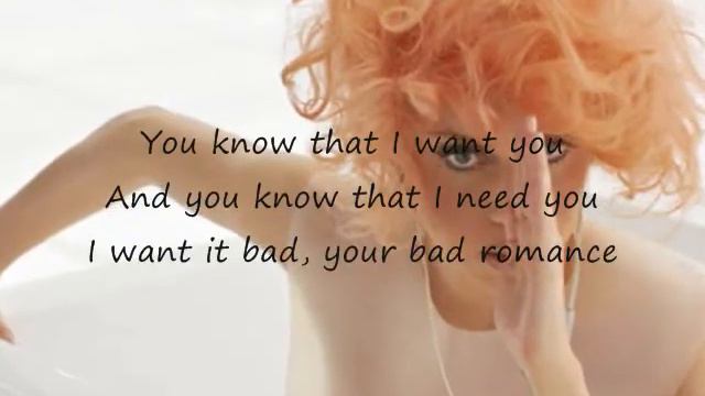 Lady Gaga - Bad Romance (Lyrics) смотреть онлайн
