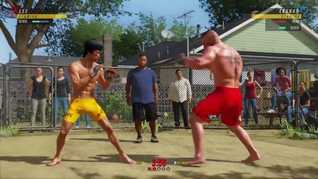 BRUCE LEE vs BROCK LESNAR | UFC 4 | BACKYARD FIGHT смотреть онлайн