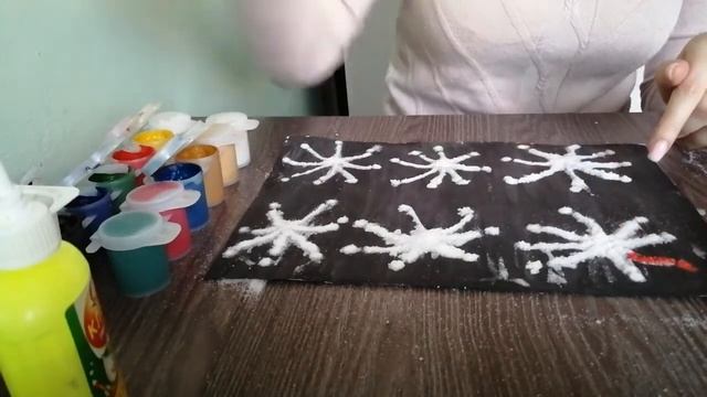 Нетрадиционная техника рисования солью "Салют в честь Победы" для детей дошкольного возраста смотреть онлайн
