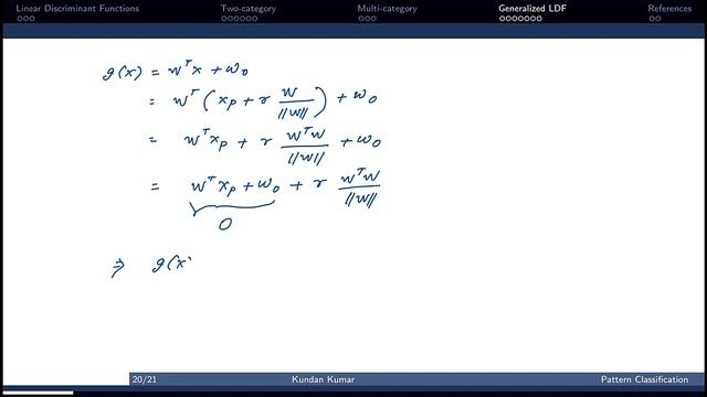 Lec28: Linear Discriminant Function || Part 1 смотреть онлайн