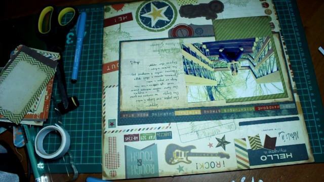 скрапбукинг - создание странички часть 2 смотреть онлайн