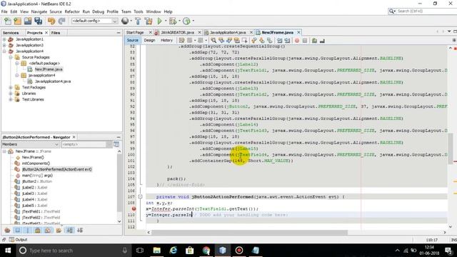 Java tutorial for beginners EP4: GUI BASED PROGRAMES:Swap Between any 2 numbers in JAVA Netbeans 8. смотреть онлайн