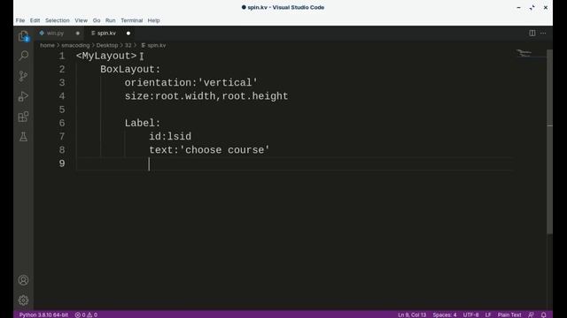 32 كورس تعلم بايثون kivy بالعربي من الصفر الى الاحتراف spinner dropdowns смотреть онлайн