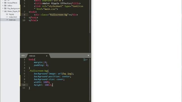 Effects Background Water Ripple Effects HTML, CSS and JS смотреть онлайн