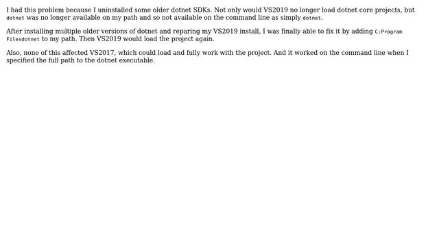 Visual Studio 2019 unable to locate .Net Core SDK (12 Solutions!!) смотреть онлайн