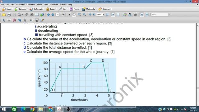 Motion Kinematics - PART A Exam Style Question Sec1p2c: Cambridge O level Physics смотреть онлайн