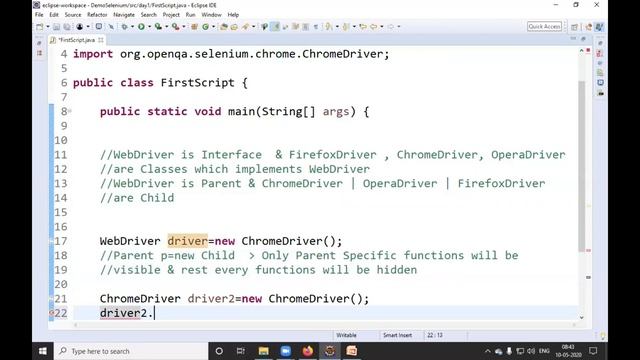 How to Write First Script in Selenium WebDriver смотреть онлайн