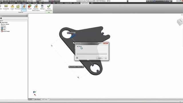 How to use Inventor Optimization and FEA | Autodesk Inventor смотреть онлайн