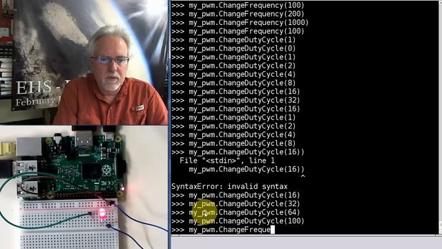 Raspberry Pi Linux LESSON 27: PWM Output on GPIO Pins from Python смотреть онлайн