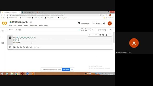08. Day 1 - Session 1 - Lists,Tuples and Dictionary in Python - Dr.Ashwini B смотреть онлайн