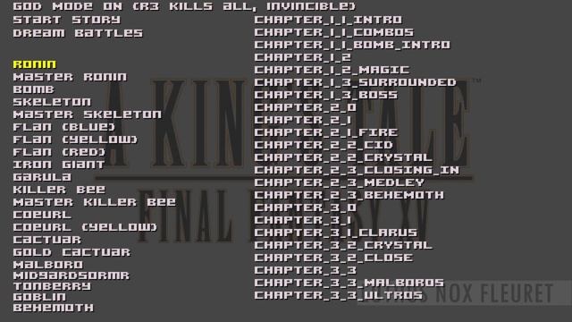 A KING'S TALE: FINAL FANTASY XV | Debug Menu смотреть онлайн
