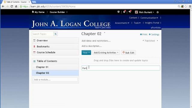 Adding Modules and Submodules in Content (D2L Brightspace 10.5) смотреть онлайн