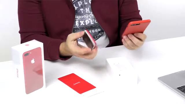 Распаковка iPhone 7 и 7 Plus PRODUCT RED ШОК!! В КОНЦЕ!!! смотреть онлайн
