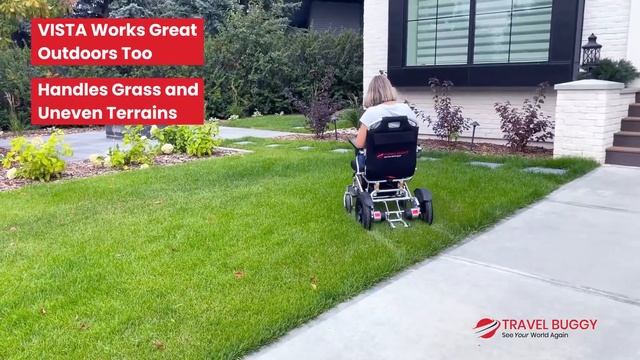 Travel Buggy VISTA Foldable Power Chair смотреть онлайн