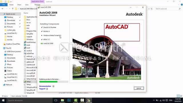 طريقة تحميل برنامج AutoCad 2008 + طريقة التفعيل - Civilian Team - смотреть онлайн