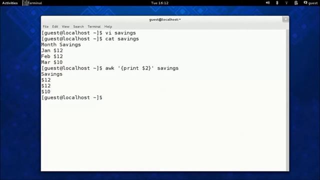 AWK to extract column from file & pipe: Basic Shell Scripting смотреть онлайн