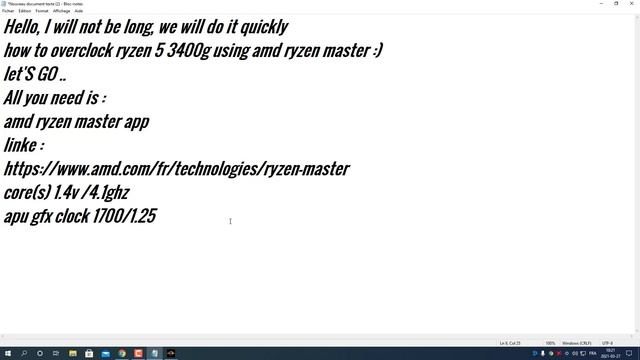 How to overclock/boost ryzen 5 3400g using amd ryzen master смотреть онлайн