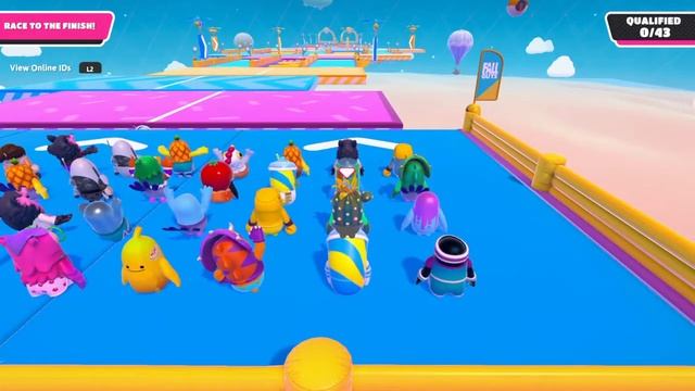 Fall Guys. Seesaw game tutorial. смотреть онлайн