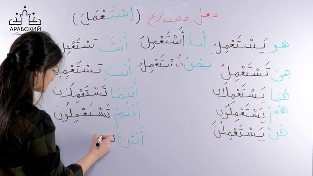 Урок № 88 Спряжение глагола اسْتَعْمَلَ в настоящем времени арабского языка смотреть онлайн