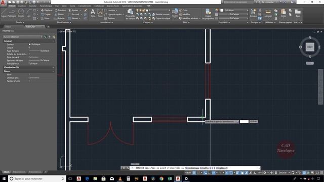 AutoCAD #1 Conception de Bâtiment - Vue En Plan смотреть онлайн