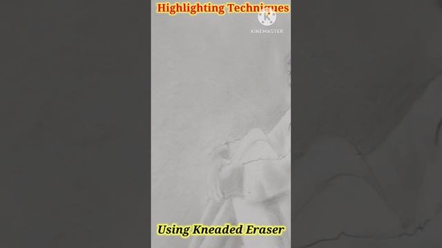 Highlighting Techniques using Kneaded Eraser.. PENCIL SKETCH #highlights #pencilsketch смотреть онлайн