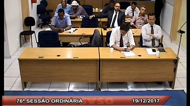 76ª Sessão Ordinária 19/12/2017 смотреть онлайн