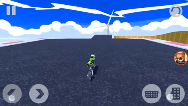 Адский мотоцикл прохождение игры Stunt Rasing смотреть онлайн