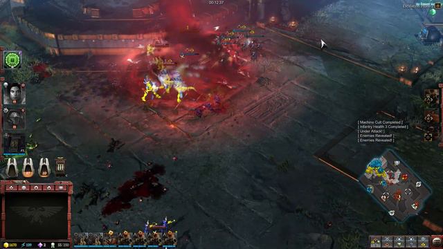 ELDAR INVASION | Iron Hands VS Eldar | Massive 3v3 Battle | Warhammer 40K Dawn of War 3 смотреть онлайн