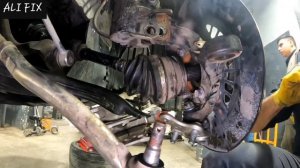 замена подшипника ступицы переднего колеса ... toyota camry 2018-2023 #тойота #подвеска #ходовая