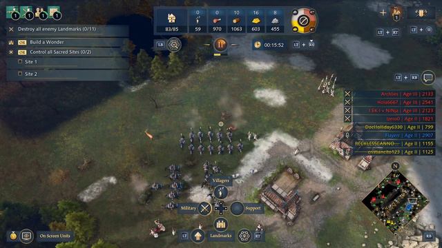 Age of Empires 4 Xbox 4v4 Malians смотреть онлайн
