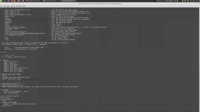 Java 9: Урок 2: JShell смотреть онлайн