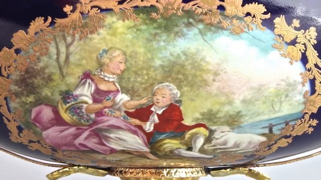 Антикварная фарфоровая ваза www.antiqconcept.ru смотреть онлайн