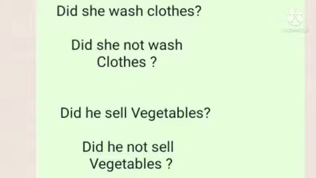 (Past Indefinite Tense )(Interrogative and Negative Sentences ) смотреть онлайн