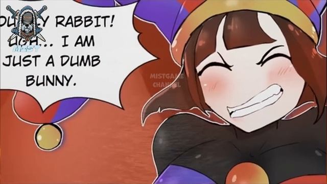 Pomni's Breedable Bunny Makeover - the amazing digital circus comic dub - voice over comic dubs смотреть онлайн