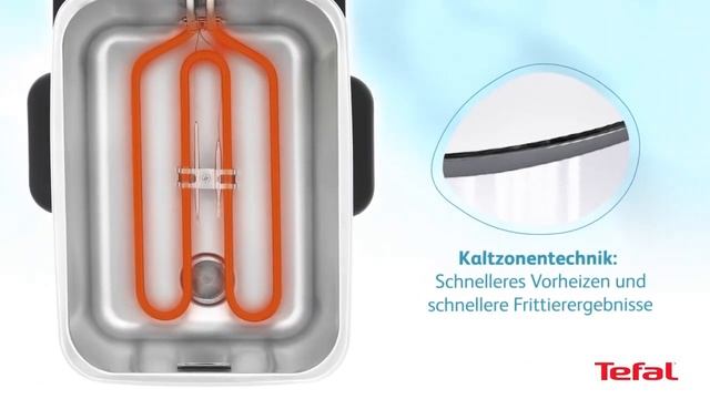 FR8040 Tefal Kaltzonenfritteuse Oleclean Inox Design Produkt смотреть онлайн