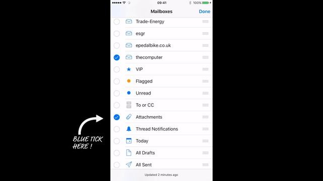 HOW TO - iPhone Mail show emails with attachments. смотреть онлайн