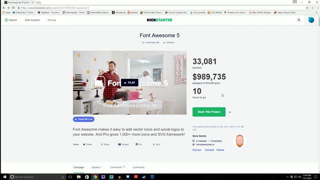 Font Awesome 5 Kickstarter Hype! // Thank All of You for Your Support! смотреть онлайн