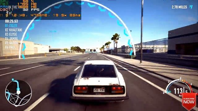 Need for Speed Payback [Intel Core i5 650+8GB RAM+Nvidia GT 1030] смотреть онлайн