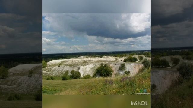 Меловые горы и карьеры в Купянске! Река Оскол. смотреть онлайн
