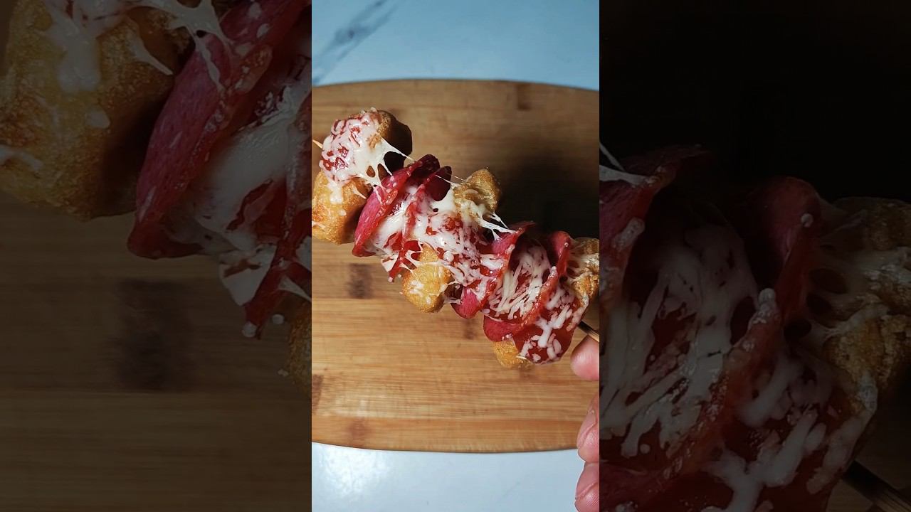 Шашлычок из наггетсов #рецепт #кулинария #наггетс #шашлык