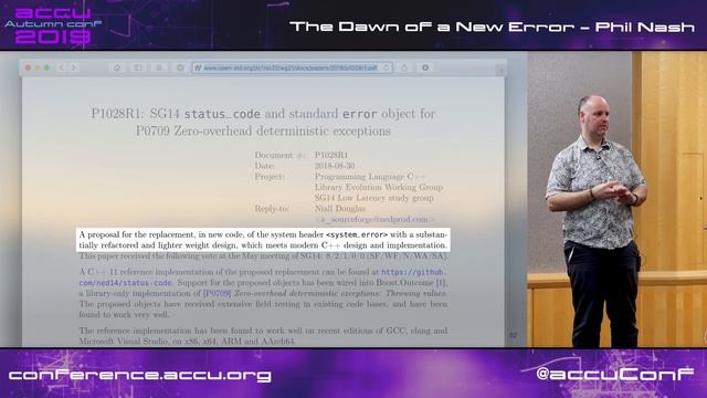 The Dawn of a New Error - Phil Nash [ACCU 2019] смотреть онлайн