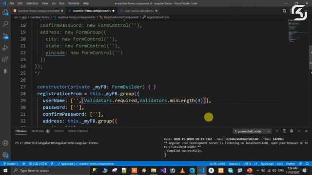 #Angular10 in Telugu #54 Reactive Forms: Custom Validation in #Angular10 in Telugu || RSK Helpline смотреть онлайн