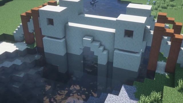 Как построить японский мост в Minecraft | Туториал #minecraftbuild #minecraft #minecrafthowtobuild