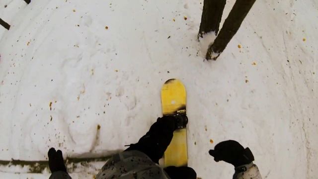 Сноуборд учимся делать трюки на борде, покатушки покатушечки!