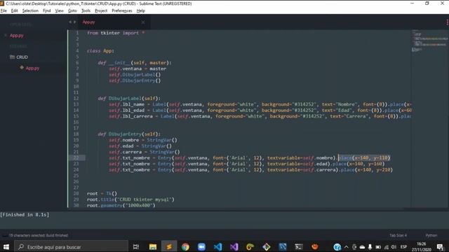 Aplicacion CRUD Tkinter || Interfaz grafica Tkinter par Base de Datos Mysql смотреть онлайн