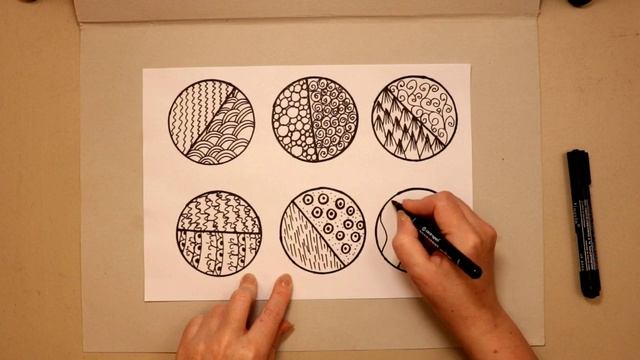 Рисунки "ДУДЛИНГ" /Как рисовать узорами/Узорное рисование смотреть онлайн