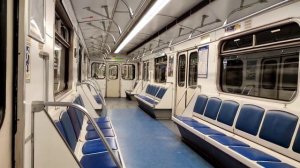 Поездка на метро. Вагон «81-717» «8434» (СПБ ГУП «Петербургский метрополитен»), по ?Линии 2?.