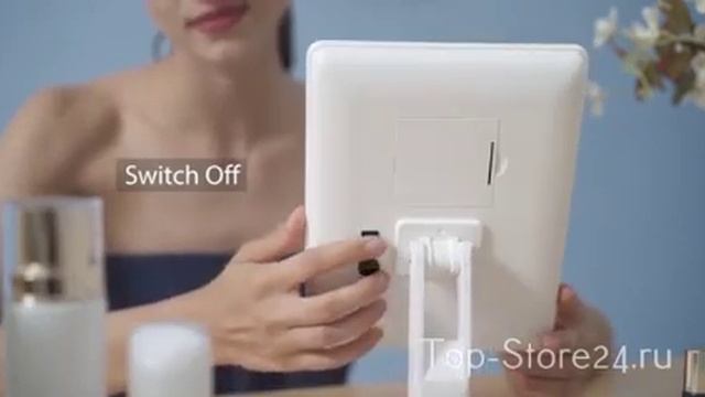 Зеркало для макияжа с подсветкой Large Led Mirror смотреть онлайн