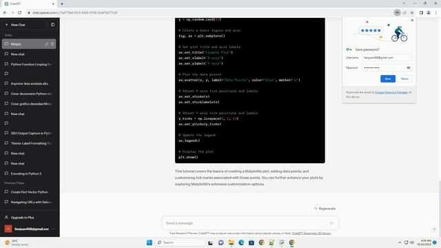 Python Matplotlib Show Tick Marks associated to Plotted Points смотреть онлайн
