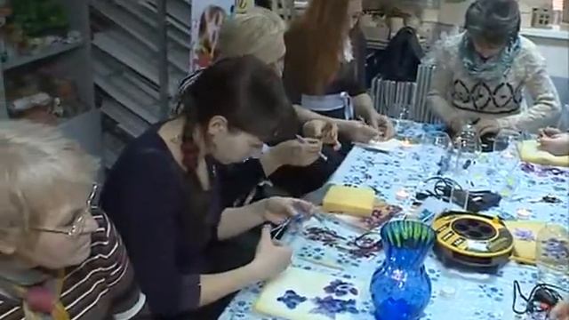 Мастер-класс по украшению вазы в технике объёмный декупаж смотреть онлайн